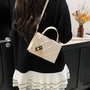 High-end Versatile Small For Women 2026 New Trendy Stylish Textured Cookie Quilted Shoulder Crossbody Bag