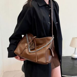 Cross-Border Large Capacity Crossbody For Women 2026 New High-End Retro Single Shoulder Tote Bag Versatile