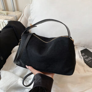 High-End Large Capacity Simple Commuter Shoulder Handbag Autumn Winter Cross-Border Fashion Versatile Women’s Bag