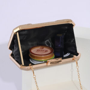 Bags Women’s Evening Dress Pleated Banquet Clutch Niche Unique Design One Shoulder Cosmetic Bag Wholesale