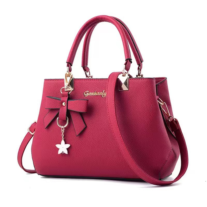 Women's Bags trend large capacity handbag texture shoulder messenger bag - Image 4