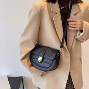 Trendy 2026 Summer New Fashion Saddle Women’s Casual Versatile Vintage Shoulder Crossbody Bag