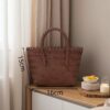 Brown small/short handle 20cm