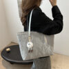 With pendant in silver color