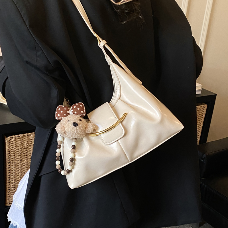 New Large-capacity Commuter Crossbody High-end Shoulder Unique Design Niche Tote Bag, Versatile Handbag - Image 3