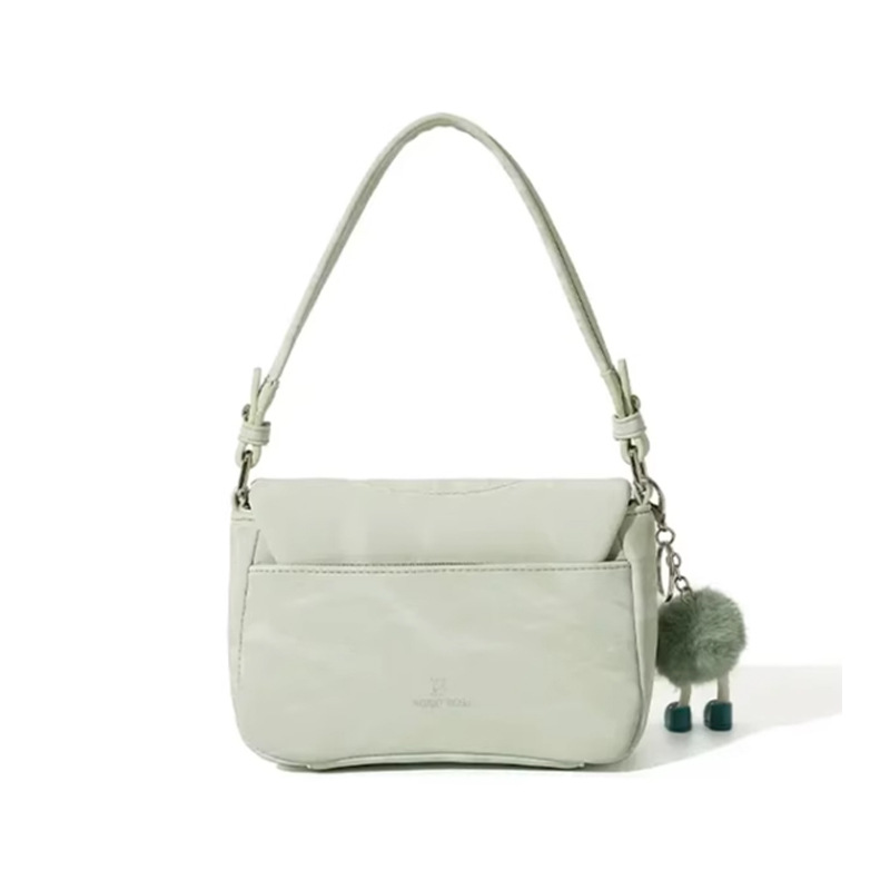 Niche High-end Underarm 2026 New Fashion Light Shoulder Crossbody Bag Simple Soft Leather Handbag With Floral - Image 4