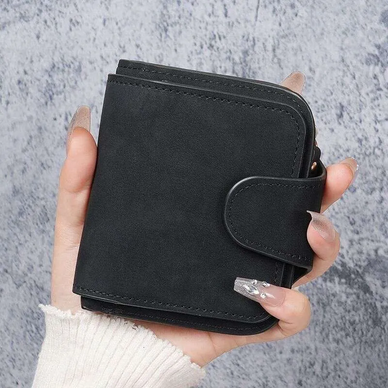 New Korean Style Fashion Wallet Short Multi-Card Slot Simple Coin Purse Women's Bag - Image 5