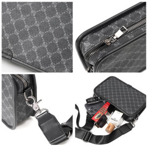 Shoulder Fashion New High Quality Personalized Horizontal Small Square Back Cycling High-end Men’s Bag