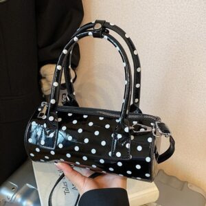2026 New Dotty Handbag Small Tote Korean Style Trendy Pillow Polka Dot Multifunctional Crossbody Women’s Bag