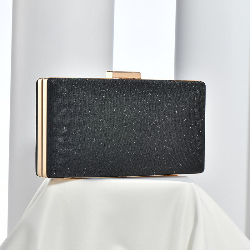 Simple Shimmer Clip Crossbody Clutch Evening Party Wedding Bridesmaid Banquet Dress Bag - Image 7