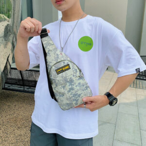 2026 Spring Camouflage Outdoor Casual Summer Style Men’s Cloth Chest Crossbody Bag