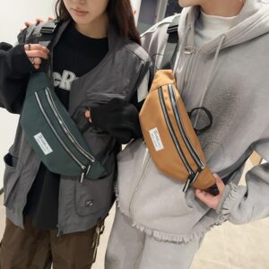 Chest Male High Appearance Level Oblique Shoulder Student Cycling Sports Waist Pack Small Body Bag Female
