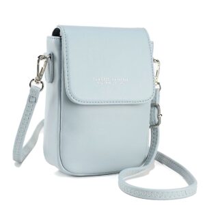 Women’s Single Shoulder Crossbody Multi-functional Female Solid Color Vertical Mobile Phone Bag