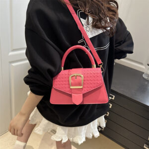 Fashionable Textured 2026 Trendy Stylish Handbag Unique Simple Shoulder Crossbody Bag For Women