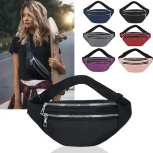 Bag Women Men Waterproof Pocket Fashion Casual Chest Handbag Unisex Sports Travel Purse Plaid Waist Pack Belly Bags Case