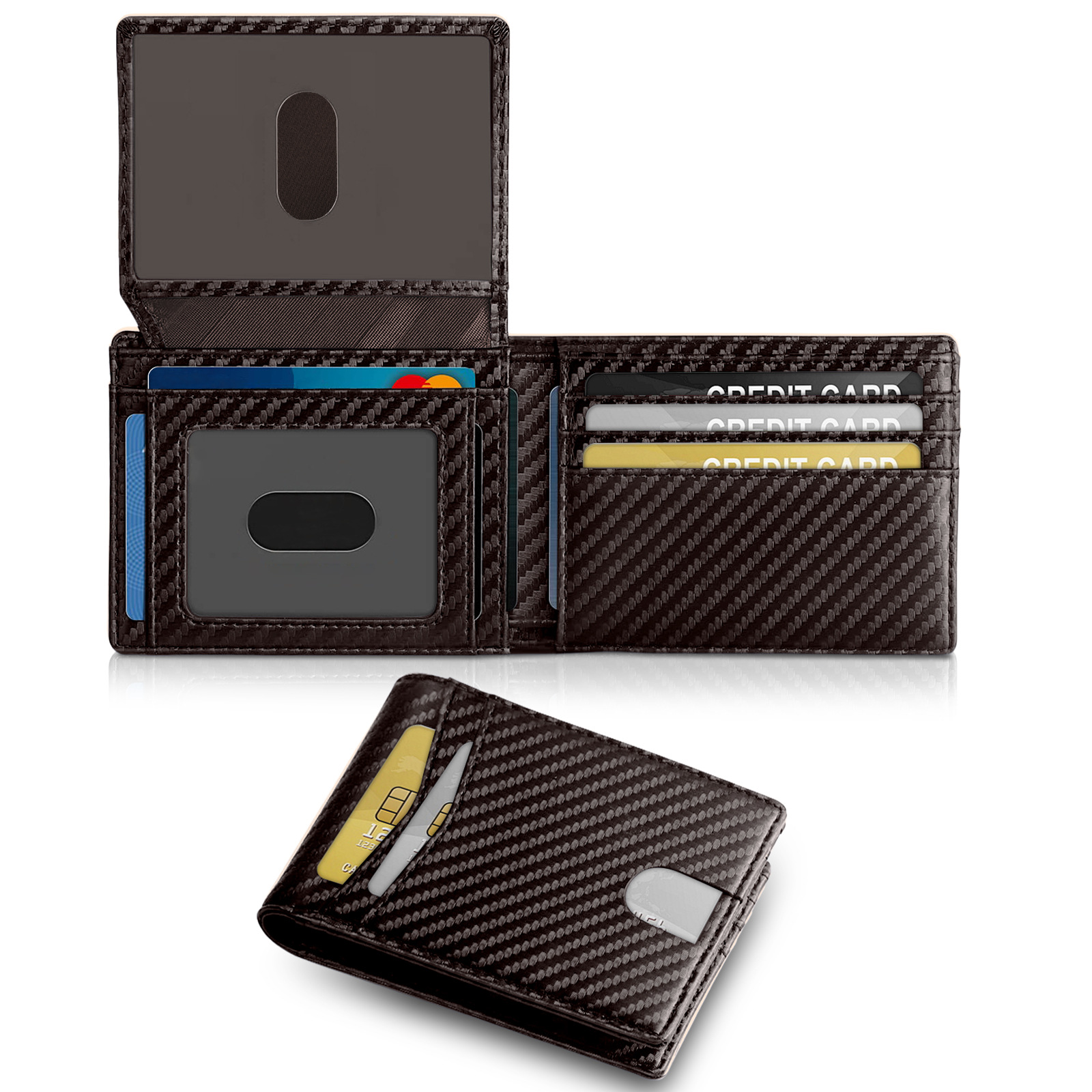 High Quality New Genuine Leather Soft Men's Ultra-thin Wallet For Men - Image 2