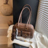 With pendant brown