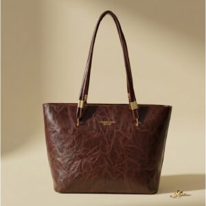 Retro Large Capacity Solid Color Handbag Stylish Simple Design for Commuting And Casual Wear Women’s Bag