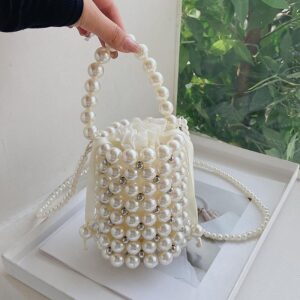 Women’s Handwoven Bucket 2026 New Korean Version Mini Portable Shoulder Messenger Bag