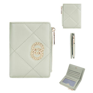 baellerry Slim Women’s Wallet With Zipper – Soft PU Leather, Minimalist Bifold Design, Stylish & Compact For Daily Use