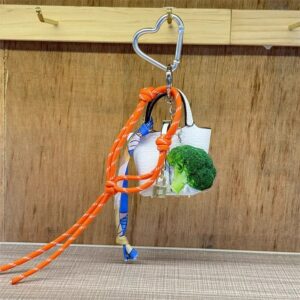 Trendy Mini Bucket Charm – Handwoven Rope Accessory For Couples, Stylish DIY Crossbody Bag Decor In Multiple Colors