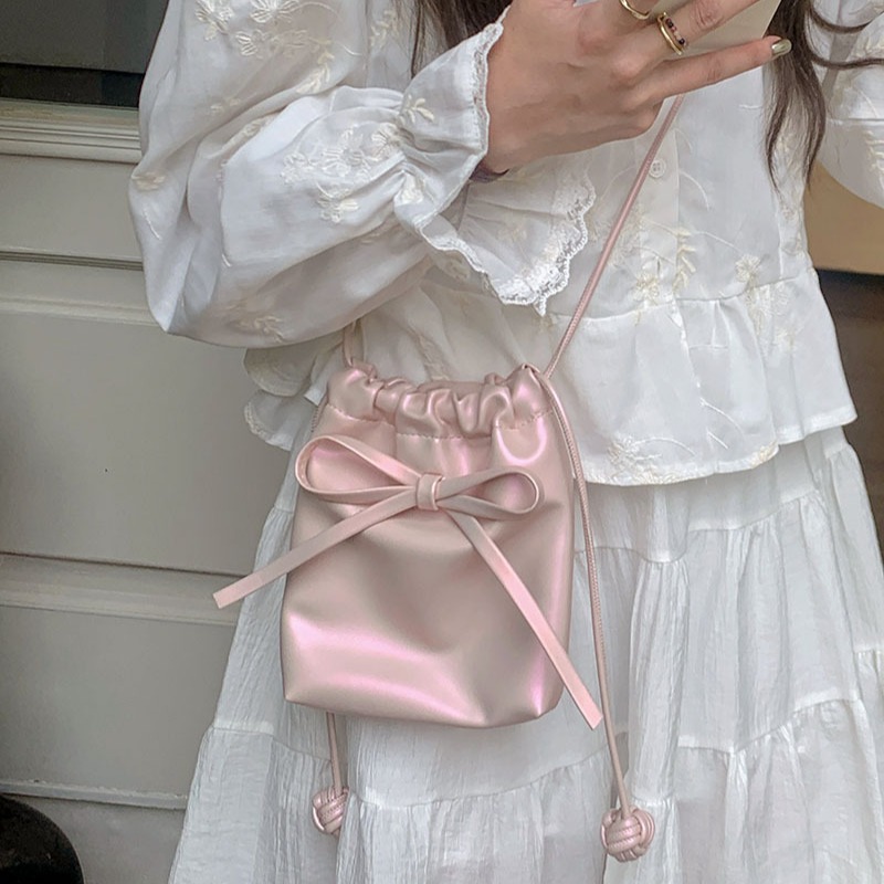 Niche Design Bowknot Mini For Women 2026 New Summer Stylish Shoulder Crossbody Phone Bag