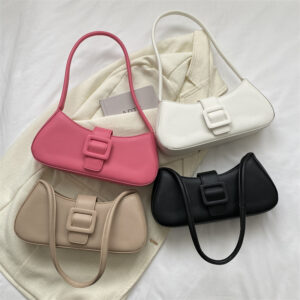 Fashionable Textured Small Square Women 2026 Summer New Simple Shoulder Underarm Bag For Girls Handbag