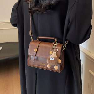 Fashion Handheld Small Square For Women Korean Version Ins Trend High-end Feel Single Shoulder 2026 Niche Retro Casual