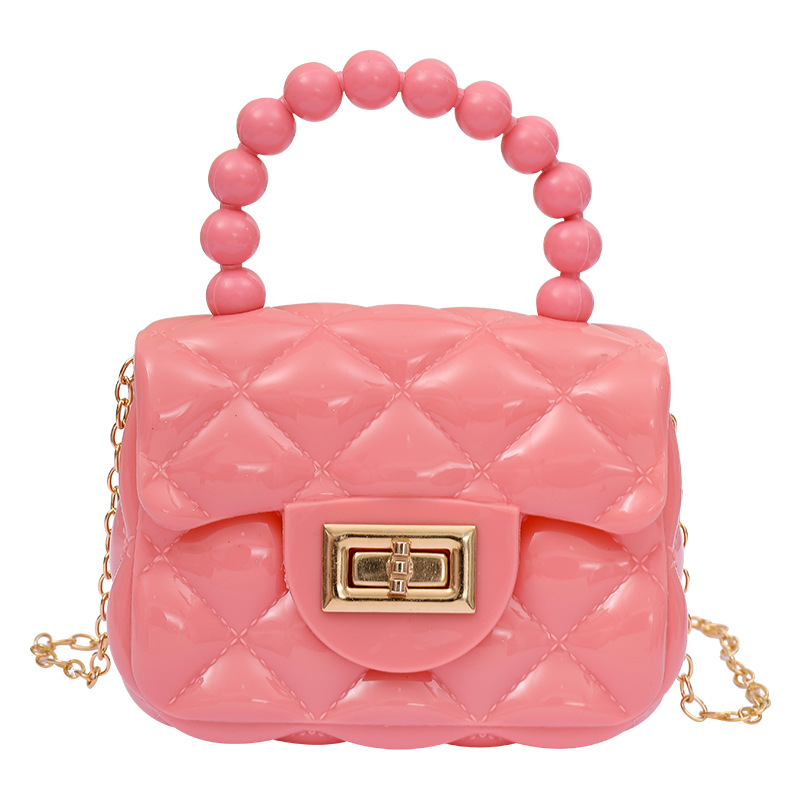 2026 New Women's Shoulder Fashion Pearl Chain Crossbody Handbag Mini Jelly Bag - Image 5