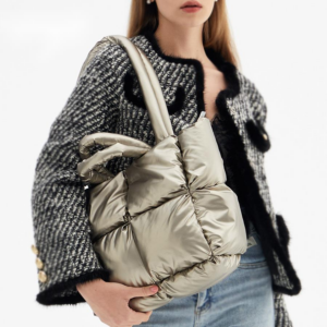 Handbags, New Models On The Market, High Quality, Fashionable, Classic Down Women’s Bags, Simple Space Solid Color, Soft