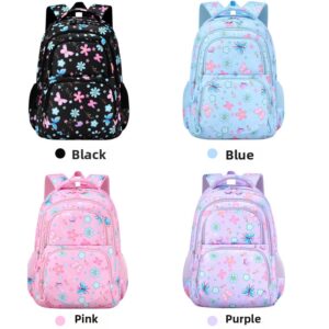 New Style Schoolbag For Girls Grades 3-6 Shoulder Support Lightweight Large Capacity