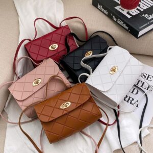 New Women’s Quilted Versatile Embossed Trendy Small Crossbody Phone Square Shoulder Bag For Summer
