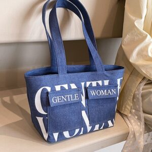 Gentle Woman Multi-Pocket Letter Canvas 2026 New High-End Handheld Shopping Shoulder Bag