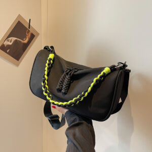 25 New Nylon Tote For Women, Large Capacity, Fashionable And Simple Shoulder Bag, Elegant Commuter Daily Versatile