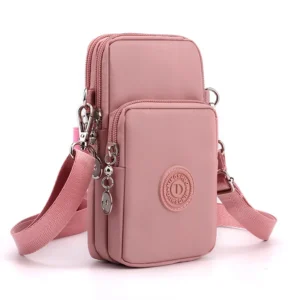 New Mobile Nylon Cell Phone Coin Strap Shoulder Bag Small Crossbody Bags For Women Wallet Travel Purse