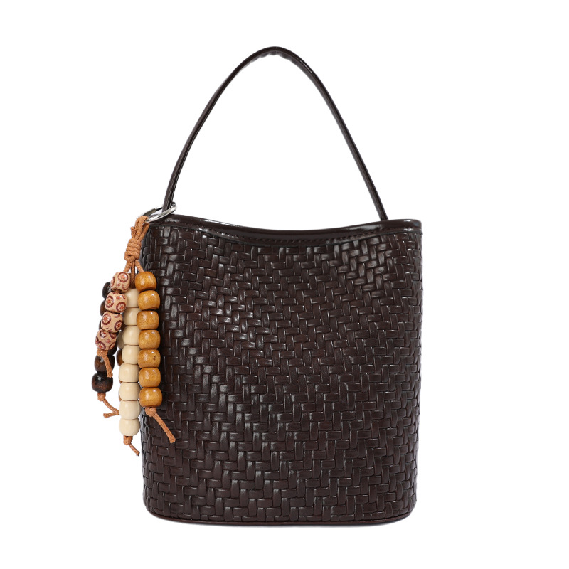 Fashion Woven Pattern Women Handbag Stylish Versatile Commuter Shoulder & Crossbody Bag For Daily Use - Image 5
