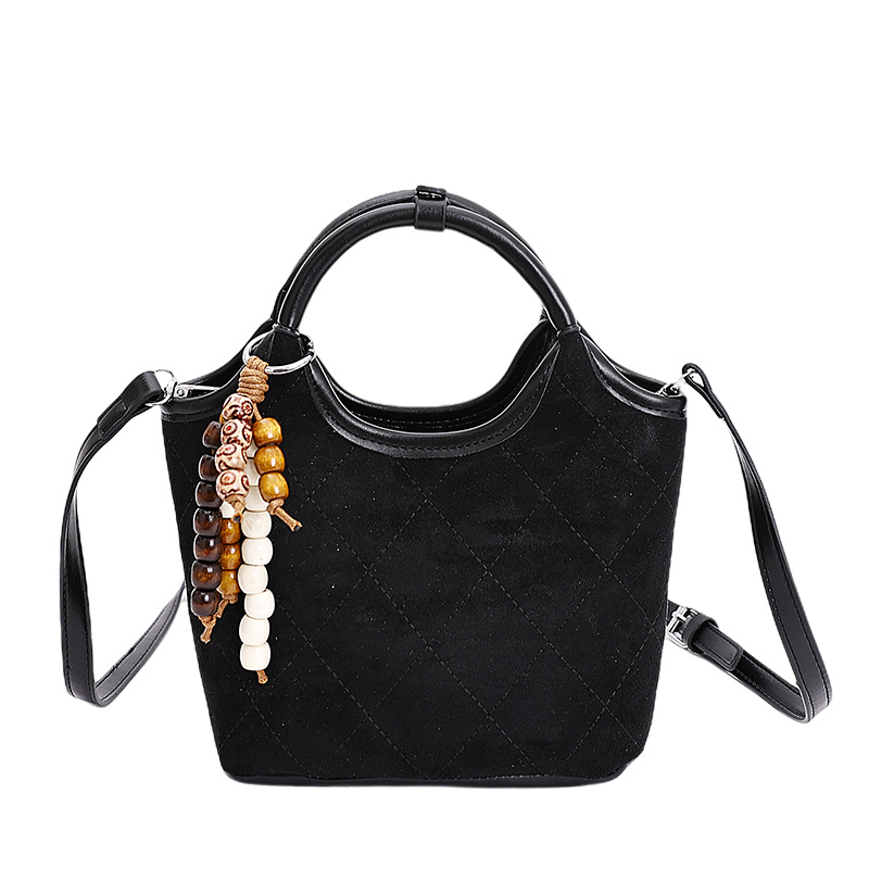 Light Handheld Bucket For Women 2026 Autumn New Fashion Plaid Shoulder Commuting Versatile Crossbody Bag - Image 10