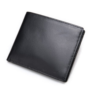 Men’s Genuine Leather Top Layer Cowhide, Two Fold Wallet, Fashionable Wallet