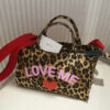 Leopard print handbag in stock