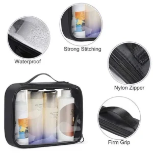 Portable Travel Washing Transparent Waterproof Makeup Storage Large Capacity Cosmetics Organizer Beauty Womens Bag