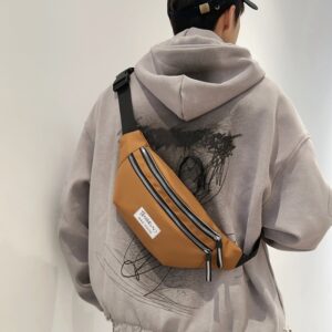 Chest Male High Appearance Level Oblique Shoulder Student Cycling Sports Waist Pack Small Body Bag Female