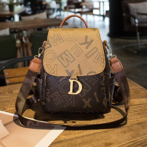 Foreign Trade For Women 2026 New European And American Fashion Printed Letter Backpack Versatile Large Capacity Casual