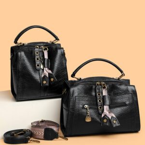 Foreign Trade Cross-border Women’s Shoulder Crossbody Bag, 2026 Winter New Fashion Soft Leather Handbag, Casual