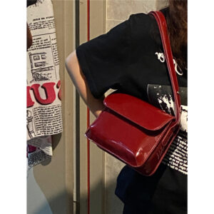 Red Wedding Bride Women 2026 New Fashion Handbag Underarm Shoulder Crossbody Bag