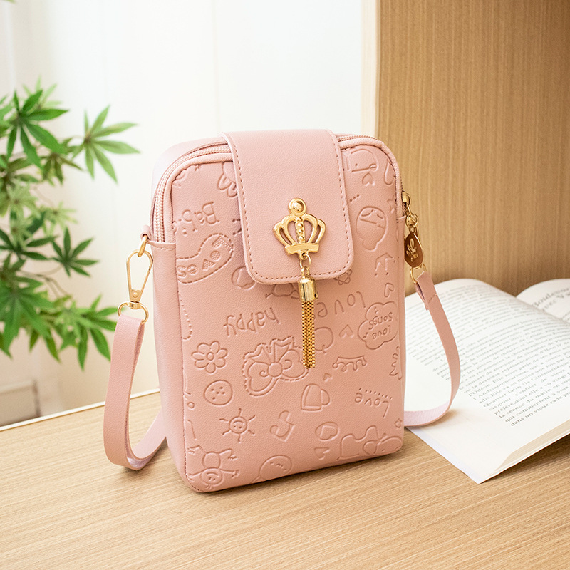 Fashion Printed Phone 2026 Women's Trendy Versatile Embossed Crossbody Bag For Women - Image 8