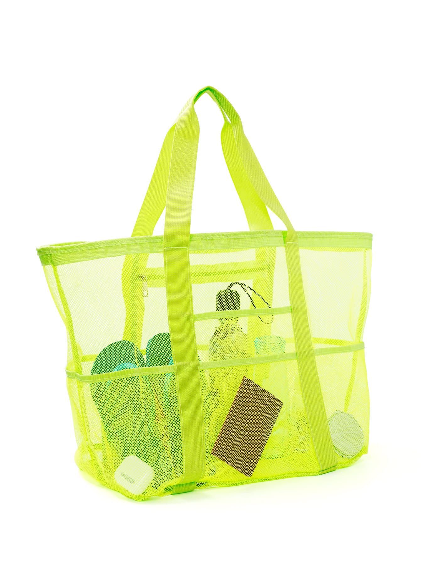 Large Capacity Toy Mesh Swimming Multifunctional Travel Handheld Single Shoulder Beach Swimsuit Storage Bag - Image 13