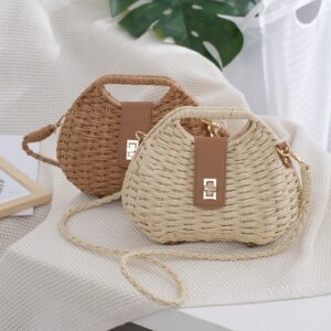 Summer Popular Beach Small 2026 New Fashionable Women’s Hand-held Woven Bag, High-end And Versatile Crossbody Bag
