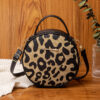 Black leopard print