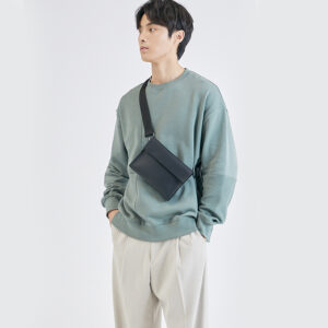 Bags New Men’s Brand Crossbody High End Boys Versatile Clamshell Small Square Bag