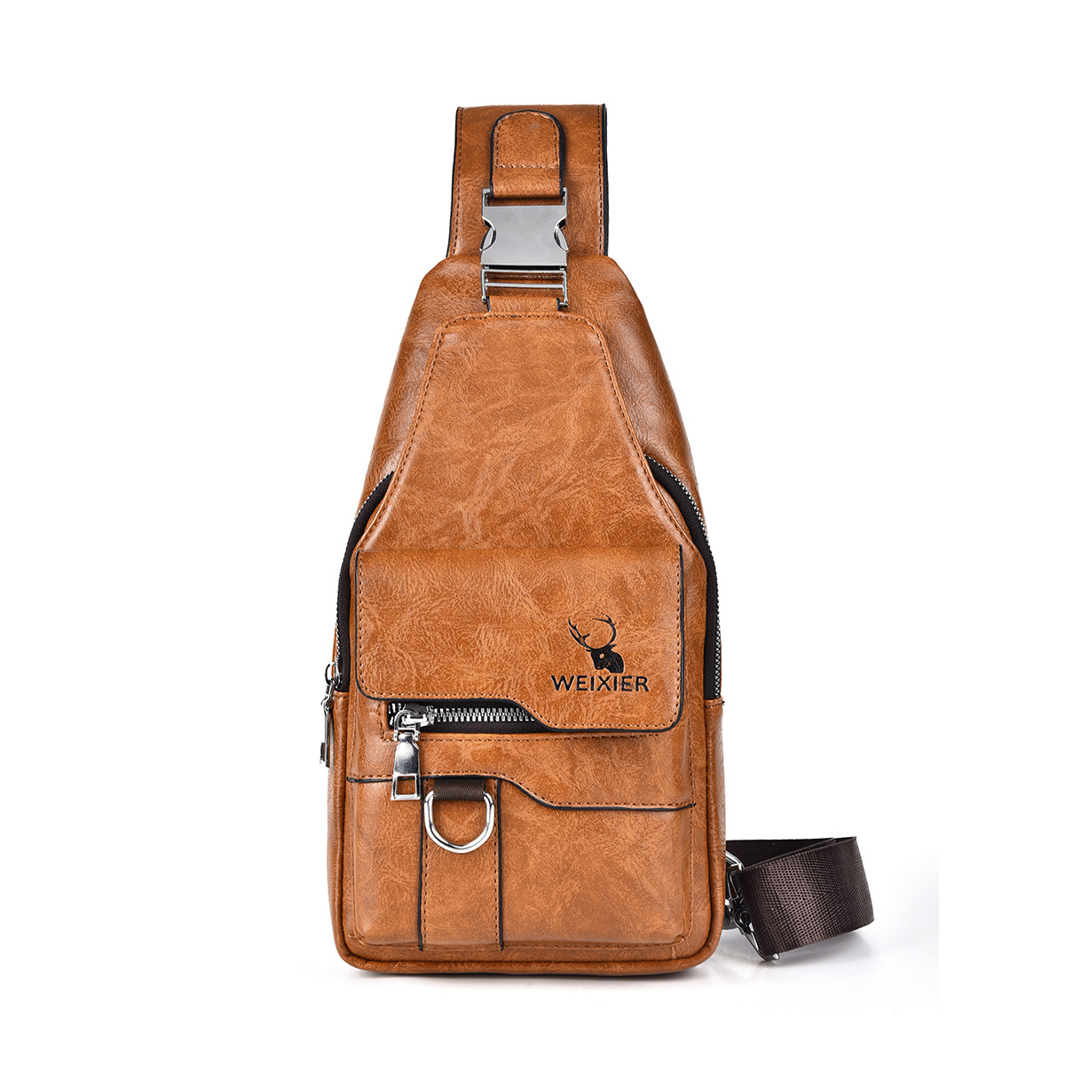 Shoulder Large Capacity Waterproof Men's Crossbody Bag - Image 7